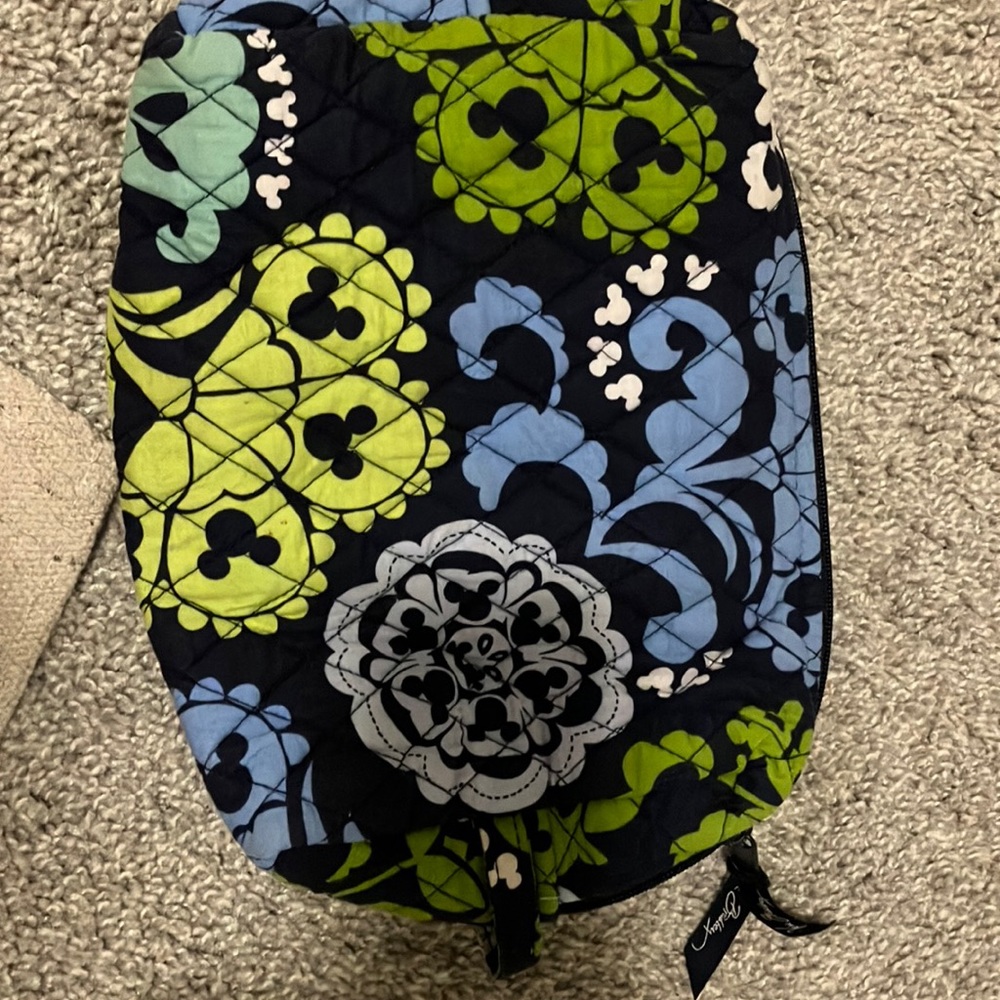 Where’s Mickey? Vera Bradley print pouch.